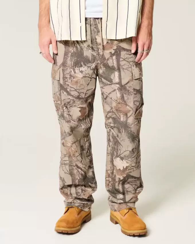 Pantalones cargo holgados sin cierres Pantalones cargo holgados sin cierres