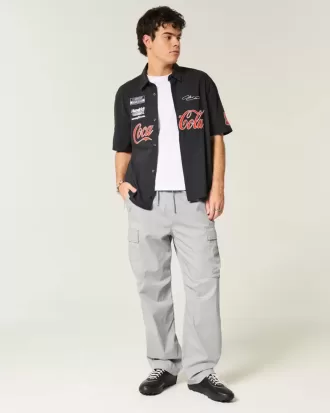 Pantalones cargo holgados sin cierres