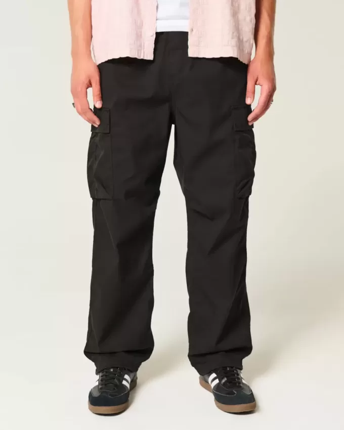 Pantalones cargo holgados sin cierres
