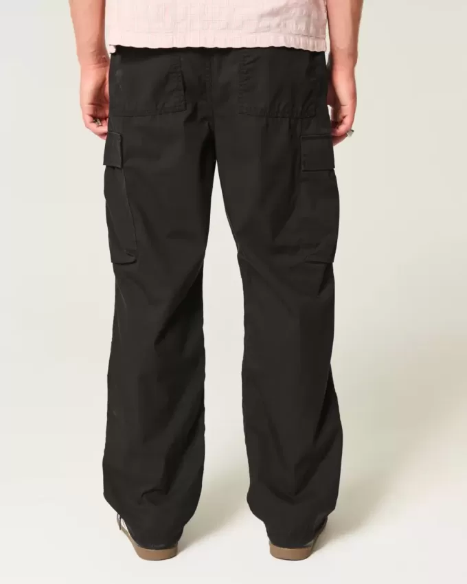 Pantalones cargo holgados sin cierres