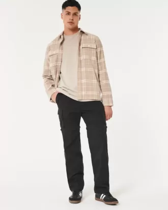 Pantalones cargo rectos desmontables con cremallera