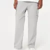Pantalones cargo rectos desmontables con cremallera
