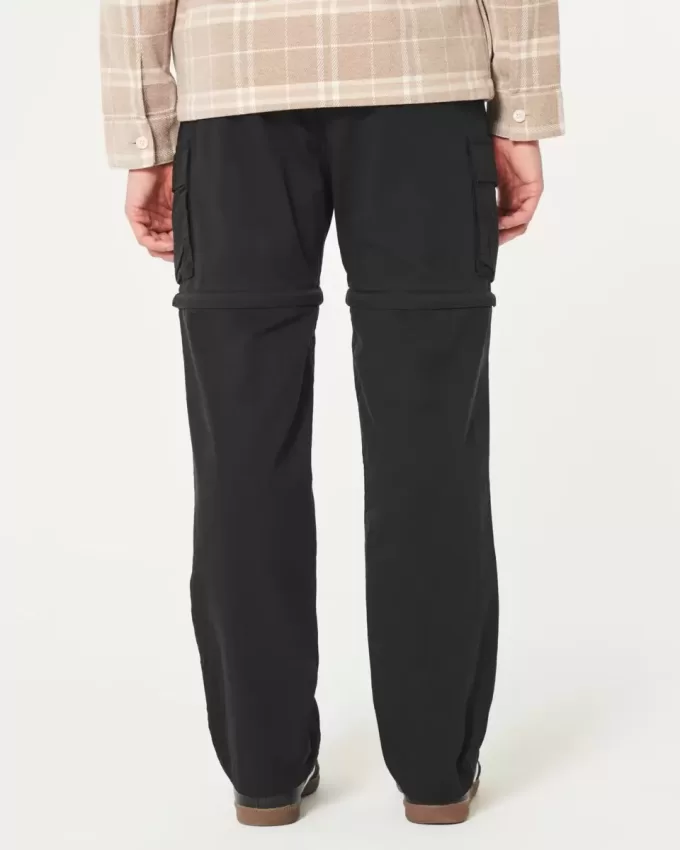 Pantalones cargo rectos desmontables con cremallera Pantalones cargo rectos desmontables con cremallera