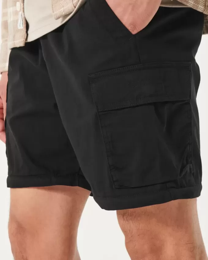 Pantalones cargo rectos desmontables con cremallera Pantalones cargo rectos desmontables con cremallera