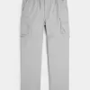Pantalones cargo rectos desmontables con cremallera