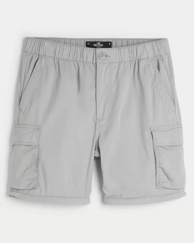 Pantalones cargo rectos desmontables con cremallera