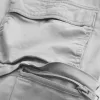 Pantalones cargo rectos desmontables con cremallera