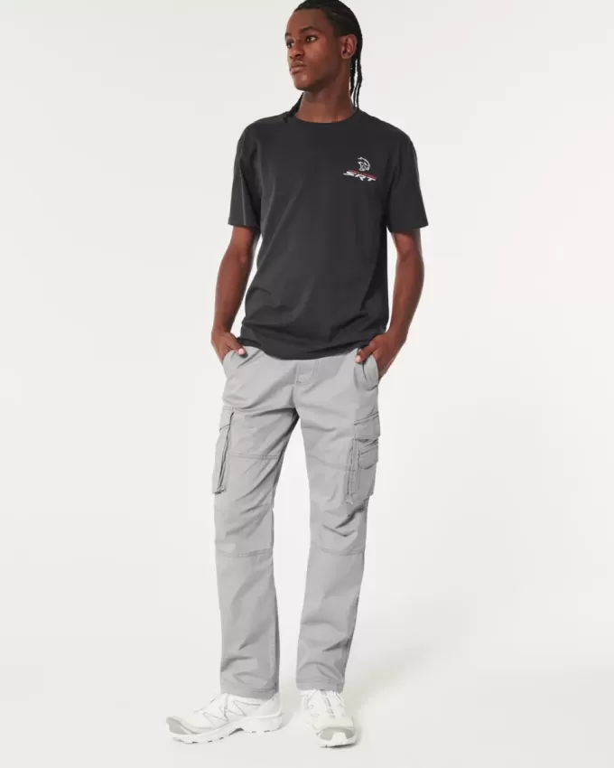Pantalones cargo rectos y ajustados Pantalones cargo rectos y ajustados