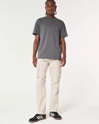 Pantalones cargo rectos y ajustados