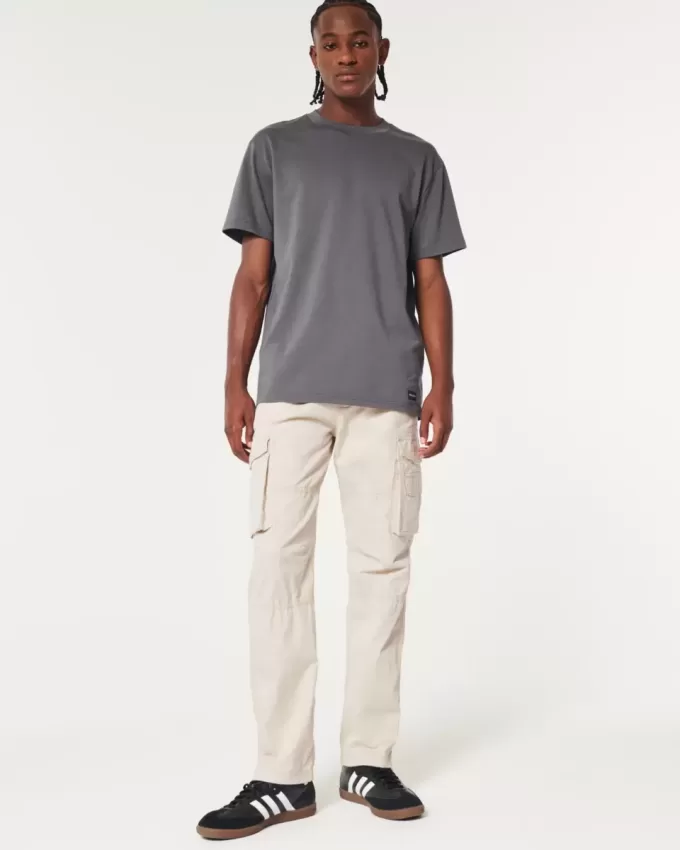 Pantalones cargo rectos y ajustados Pantalones cargo rectos y ajustados