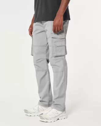 Pantalones cargo rectos y ajustados
