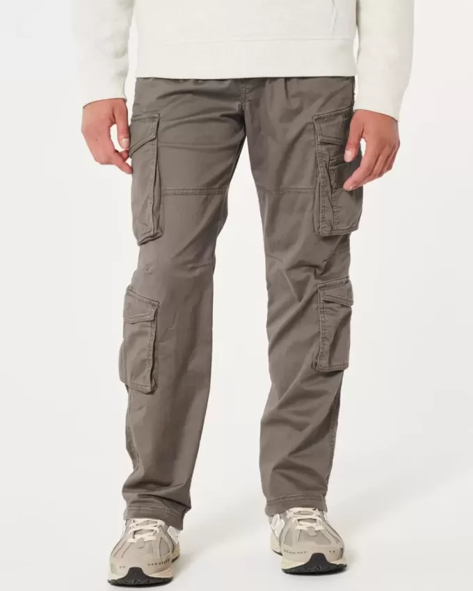 Pantalones cargo rectos y ajustados Pantalones cargo rectos y ajustados