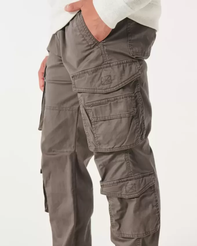 Pantalones cargo rectos y ajustados Pantalones cargo rectos y ajustados