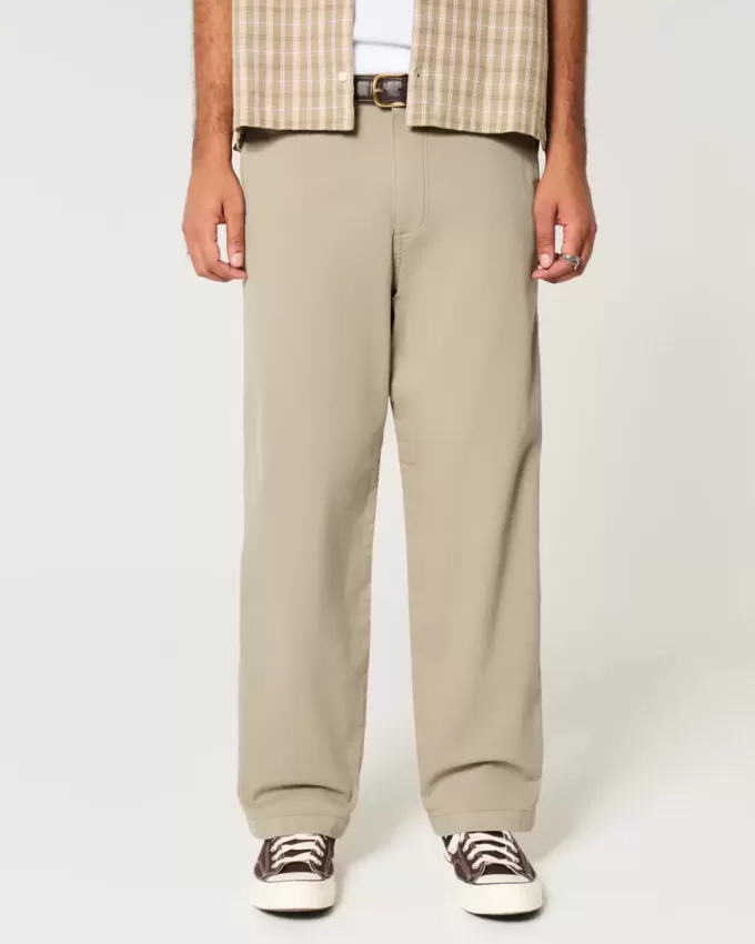 Pantalones chinos holgados Pantalones chinos holgados