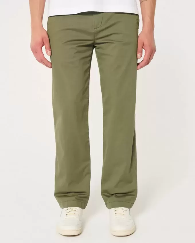 Pantalones chinos rectos Pantalones chinos rectos