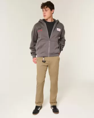 Pantalones chinos rectos y ajustados