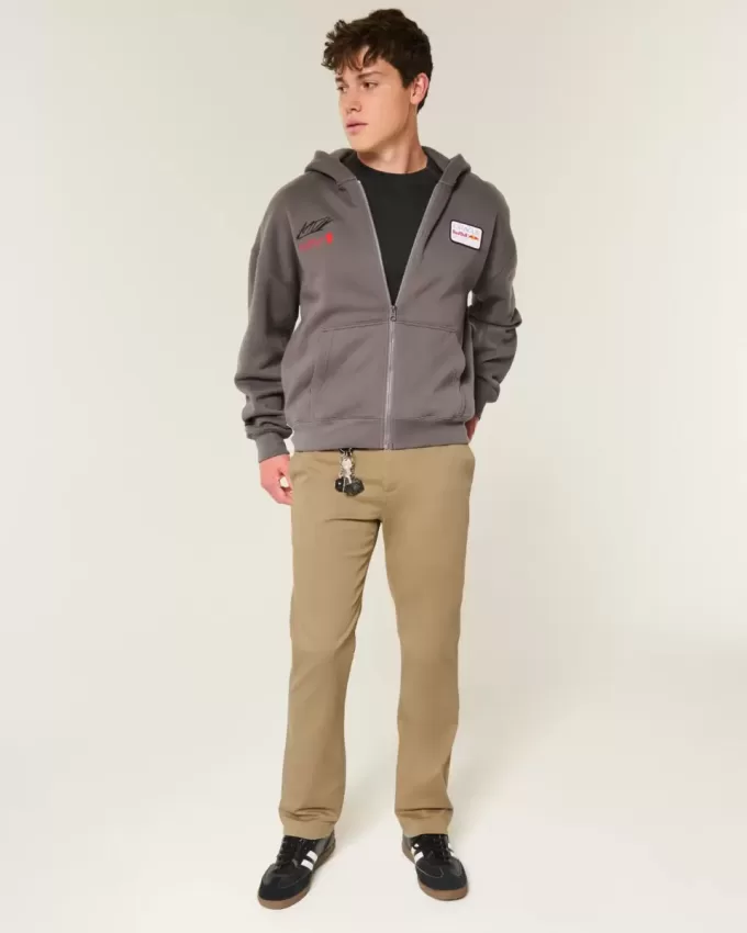 Pantalones chinos rectos y ajustados