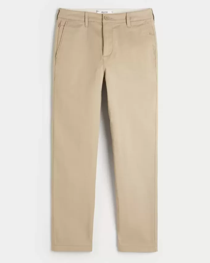 Pantalones chinos rectos y ajustados Pantalones chinos rectos y ajustados