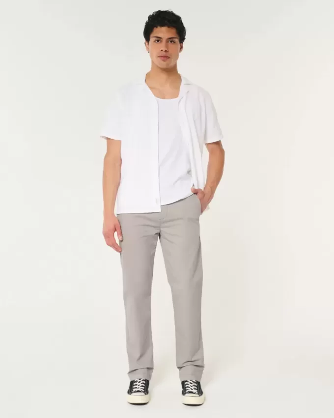 Pantalones chinos rectos y ajustados Pantalones chinos rectos y ajustados