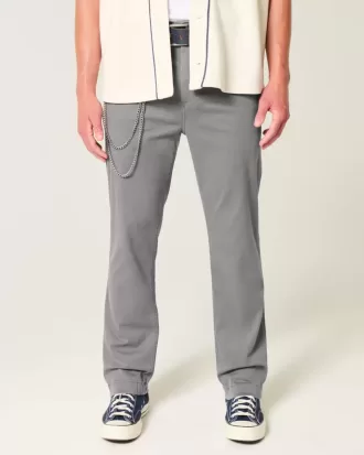Pantalones chinos rectos y ajustados