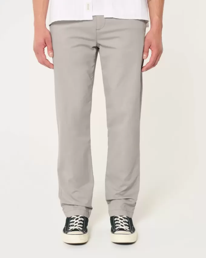 Pantalones chinos rectos y ajustados Pantalones chinos rectos y ajustados