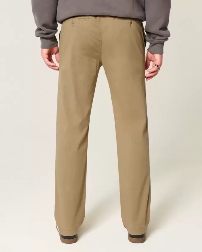 Pantalones chinos rectos y ajustados