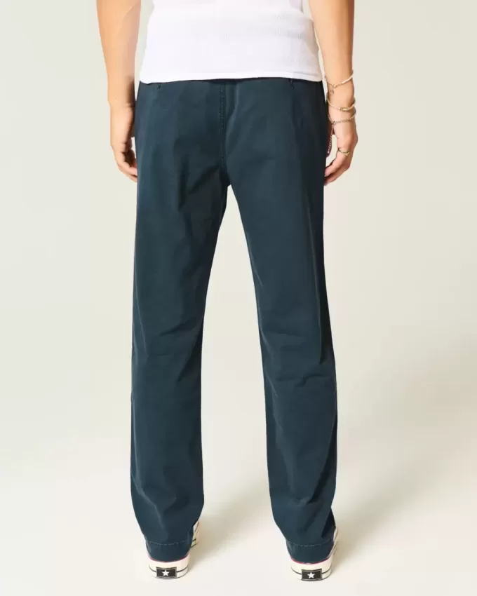 Pantalones chinos rectos y ajustados