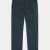 Pantalones chinos rectos y ajustados