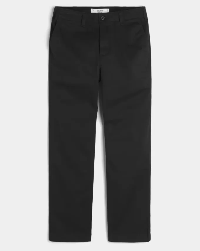 Pantalones chinos rectos y ajustados