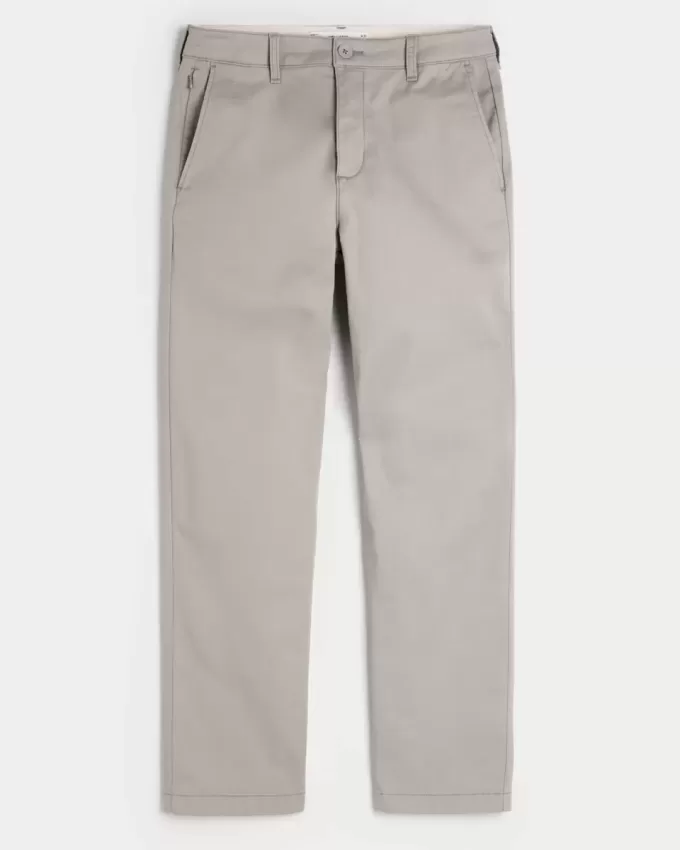 Pantalones chinos rectos y ajustados Pantalones chinos rectos y ajustados