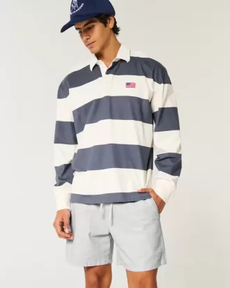 Pantalones cortos de lino hasta medio muslo