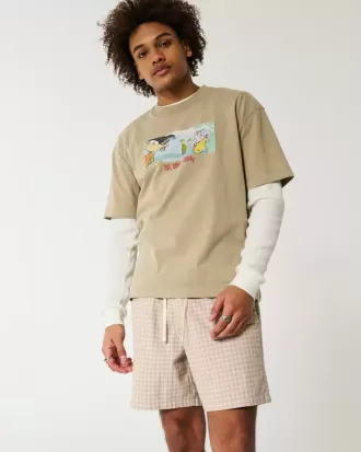 Pantalones cortos de lino hasta medio muslo