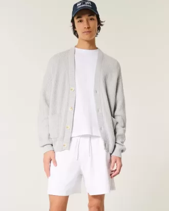Pantalones cortos de lino hasta medio muslo