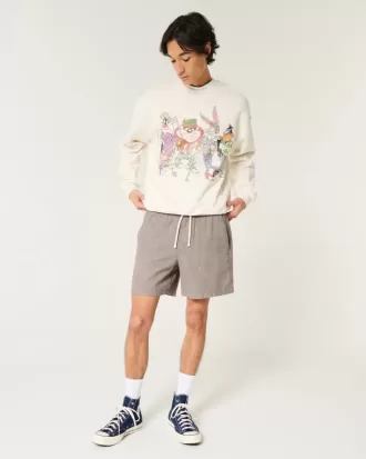 Pantalones cortos de lino hasta medio muslo