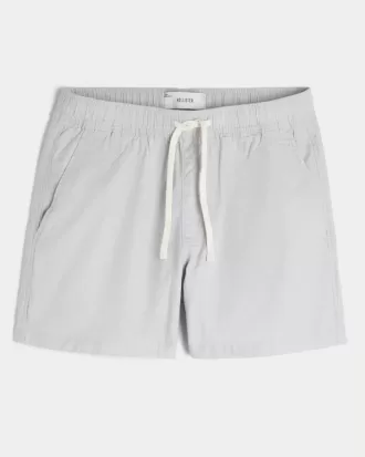 Pantalones cortos de mezcla de lino hasta medio muslo