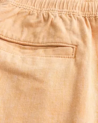 Pantalones cortos de mezcla de lino por encima de la rodilla