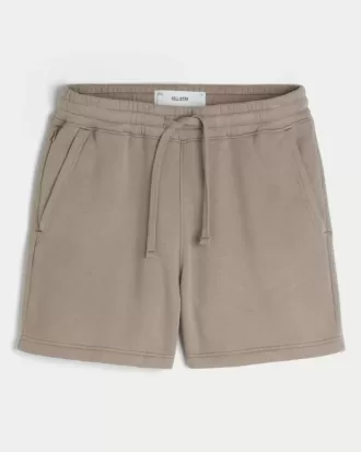Pantalones cortos de polar hasta la mitad del muslo
