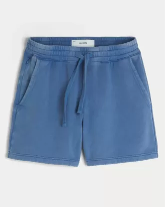 Pantalones cortos de polar hasta la mitad del muslo