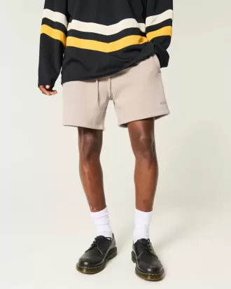 Pantalones cortos holgados de polar hasta la mitad del muslo Hollister Feel Good