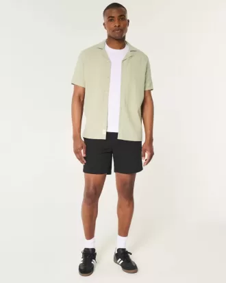Pantalones cortos refrescantes de frente plano de 7″