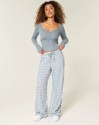 Pantalones de tiro alto