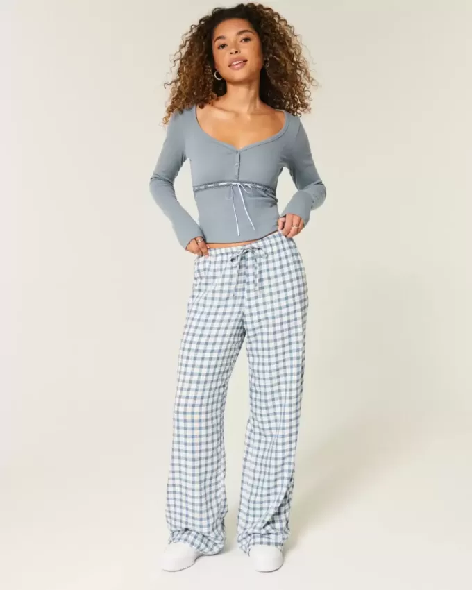 Pantalones de tiro alto Pantalones de tiro alto