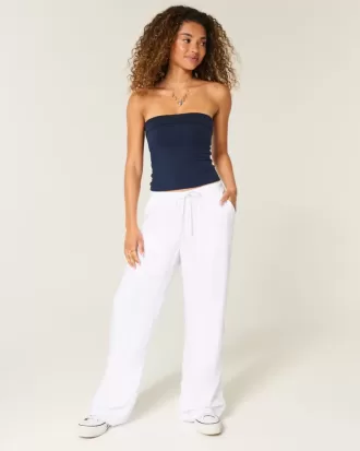 Pantalones de tiro alto