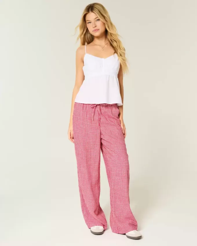 Pantalones de tiro alto Pantalones de tiro alto