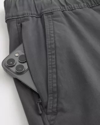 Pantalones deportivos cargo de sarga relajados