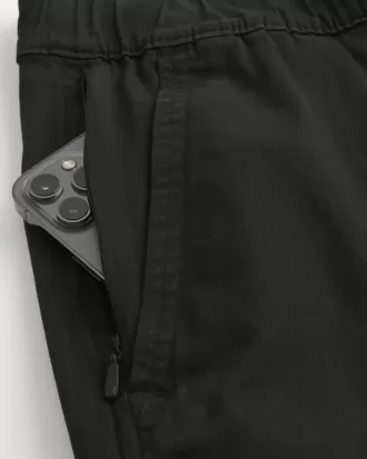 Pantalones deportivos cargo de sarga relajados