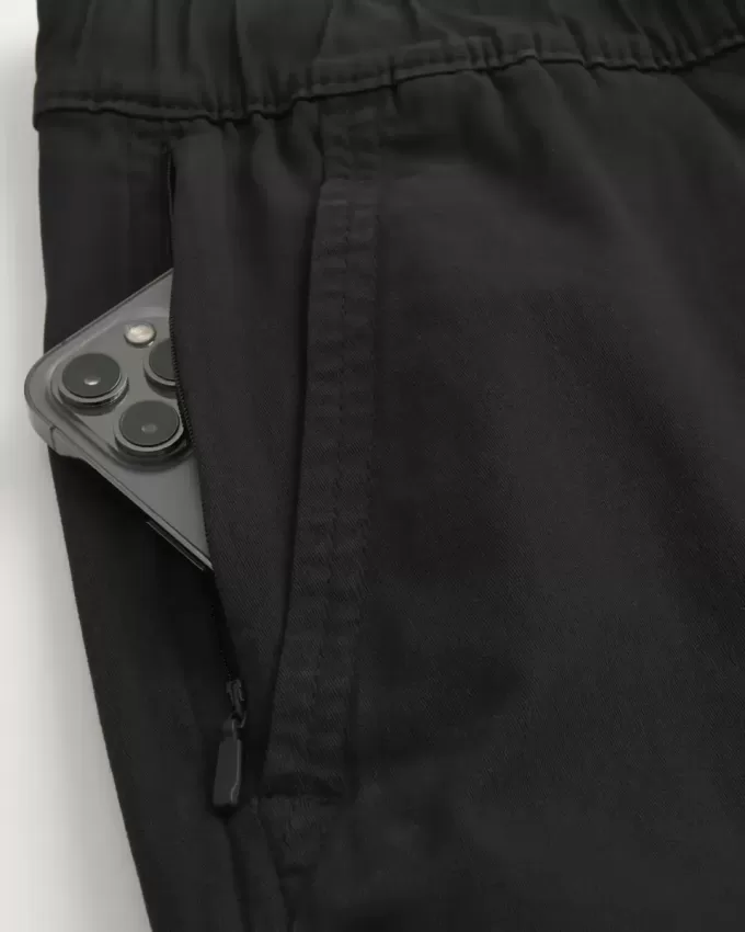 Pantalones deportivos cargo de sarga relajados Pantalones deportivos cargo de sarga relajados