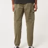 Pantalones deportivos cargo de sarga relajados Pantalones deportivos cargo de sarga relajados