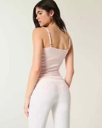 Pantalones deportivos con corte de bota gráfico de 2001