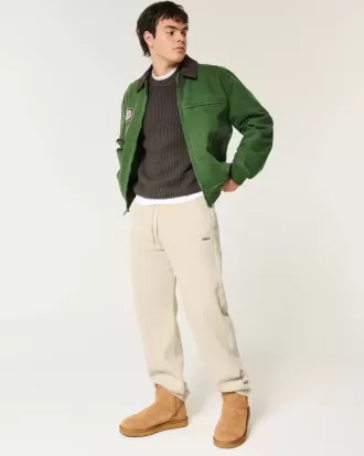 Pantalones deportivos con logotipo relajado Pantalones deportivos con logotipo relajado